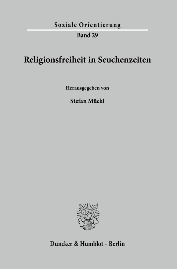 Cover Religionsfreiheit in Seuchenzeiten