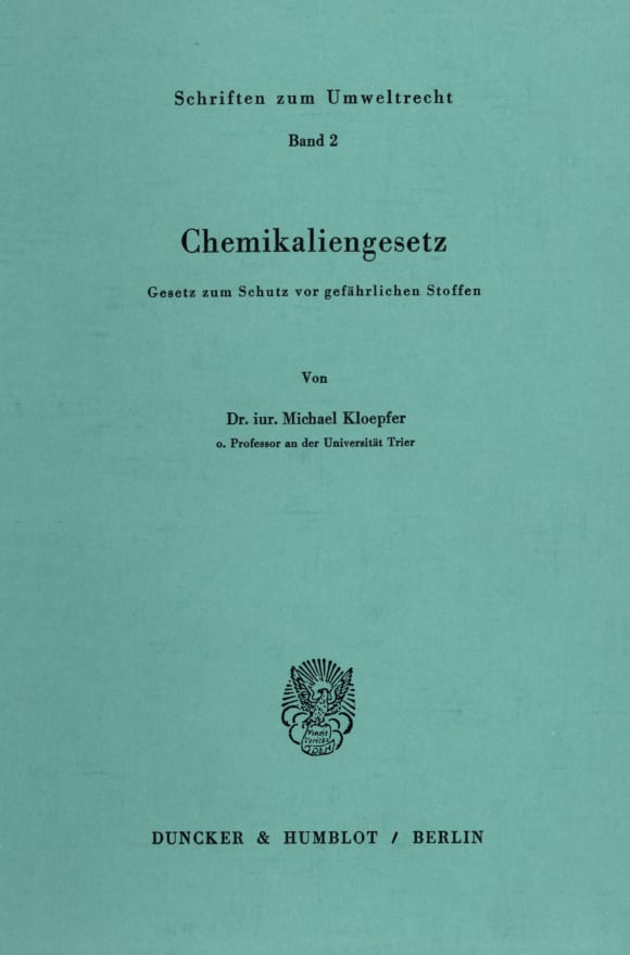 Cover Chemikaliengesetz