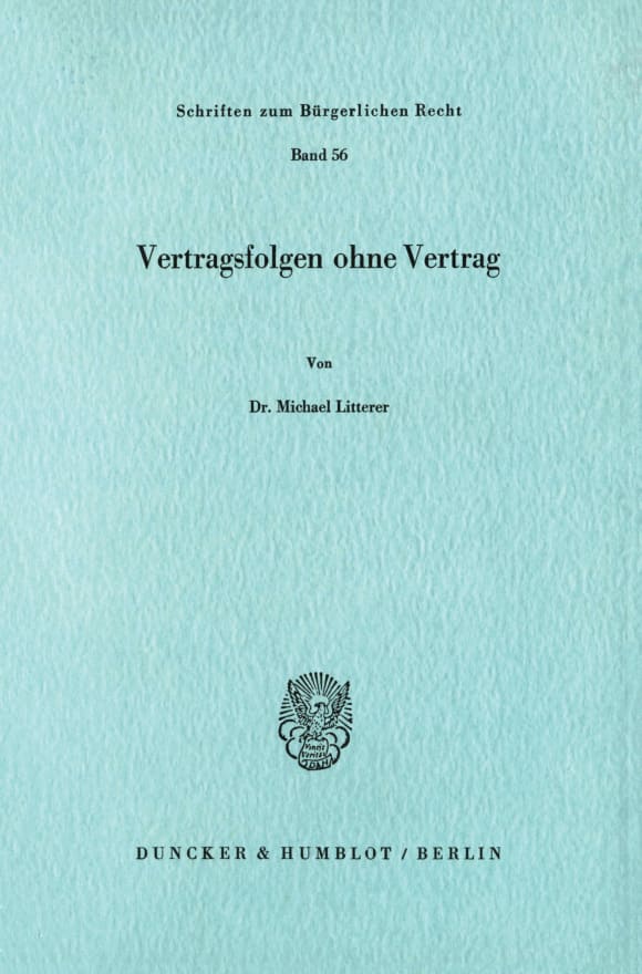 Cover Vertragsfolgen ohne Vertrag