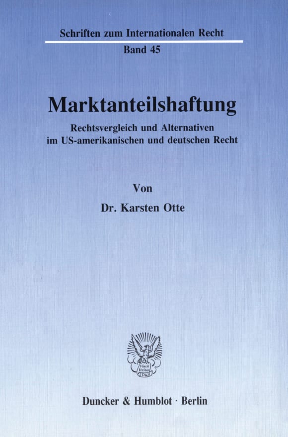 Cover Marktanteilshaftung