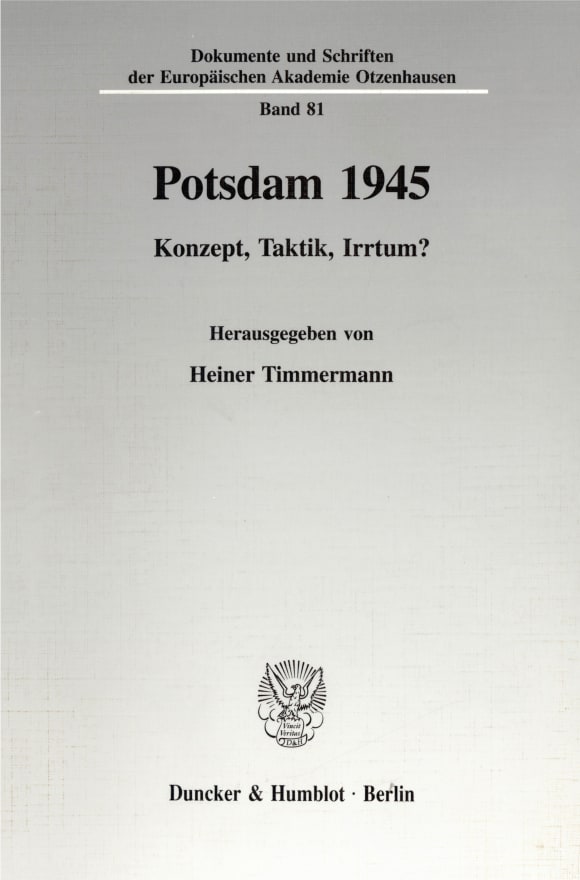 Cover Potsdam 1945