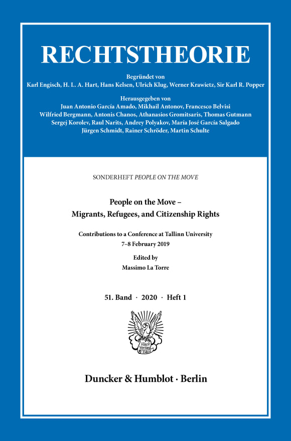 Cover People on the Move – Migrants, Refugees, and Citizenship Rights (RT 1/2020)