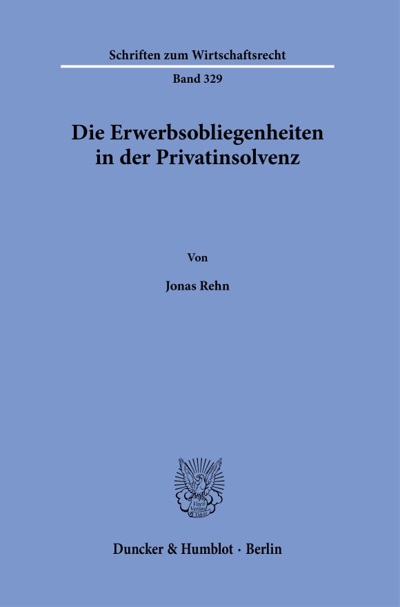 Cover Die Erwerbsobliegenheiten in der Privatinsolvenz