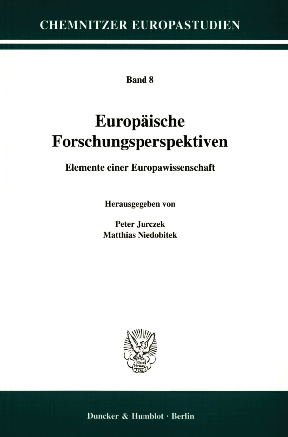 Cover Europäische Forschungsperspektiven