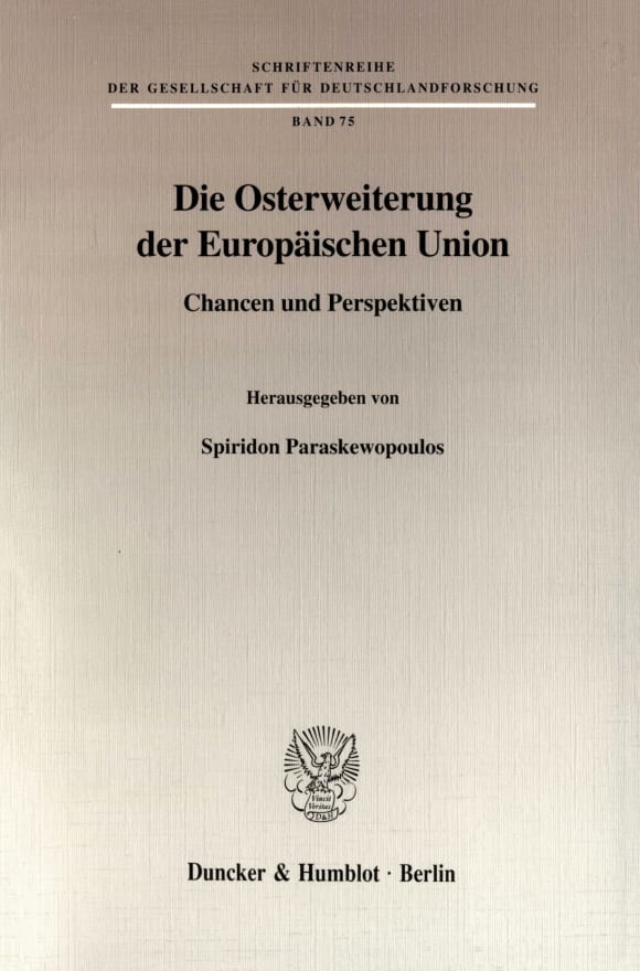 Cover Die Osterweiterung der Europäischen Union