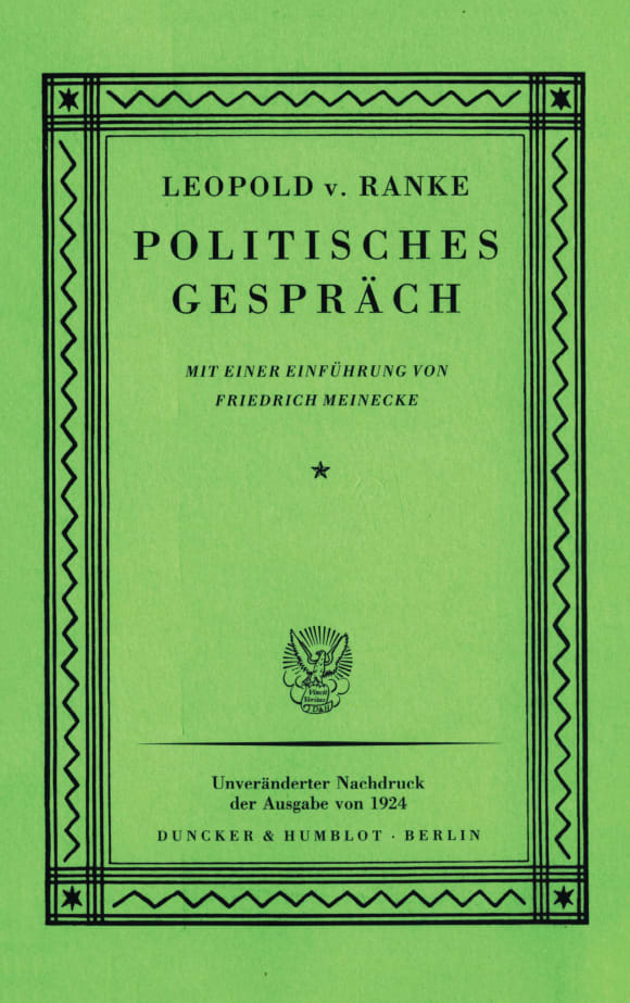 Cover Politisches Gespräch