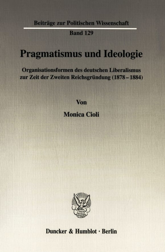 Cover Pragmatismus und Ideologie