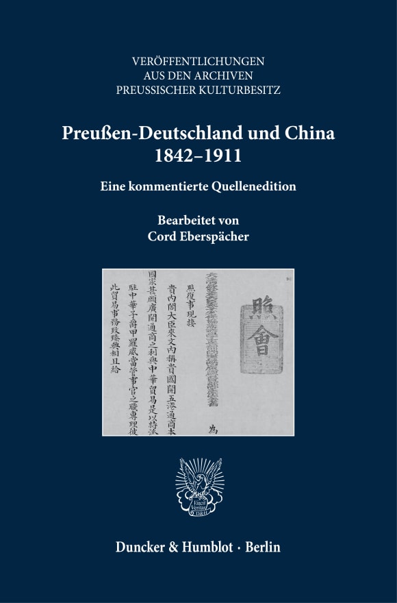 Cover Preußen-Deutschland und China 1842–1911