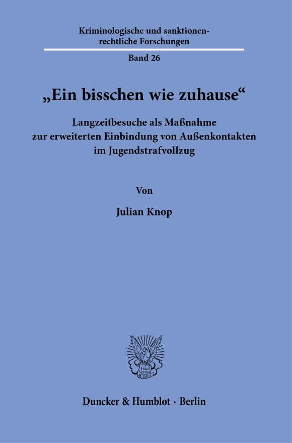 Cover Kriminologische und sanktionenrechtliche Forschungen (KSF)