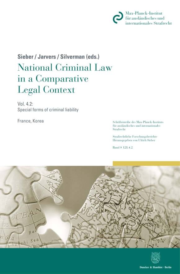 Cover National Criminal Law in a Comparative Legal Context