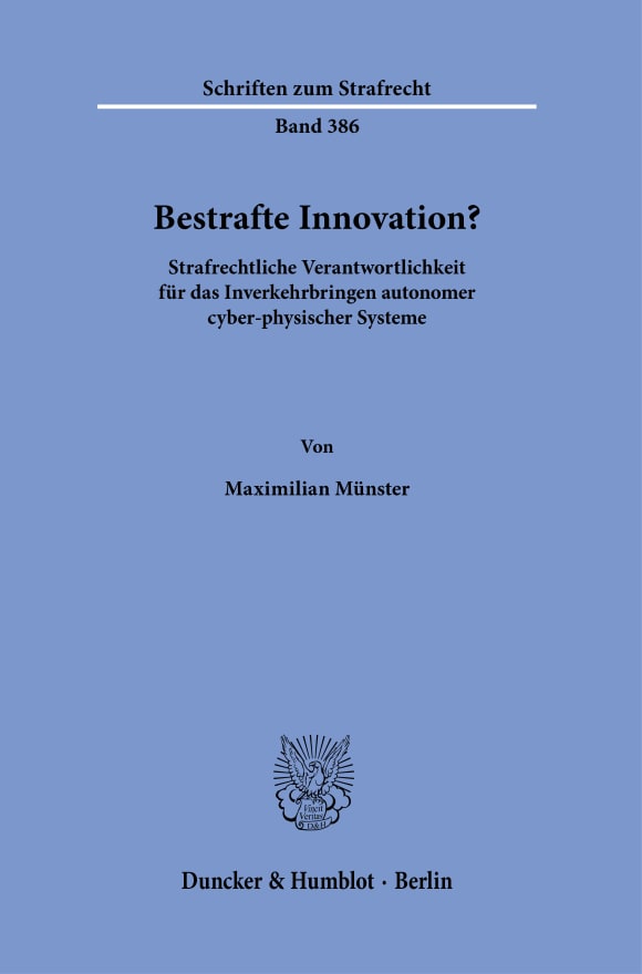 Cover Bestrafte Innovation?