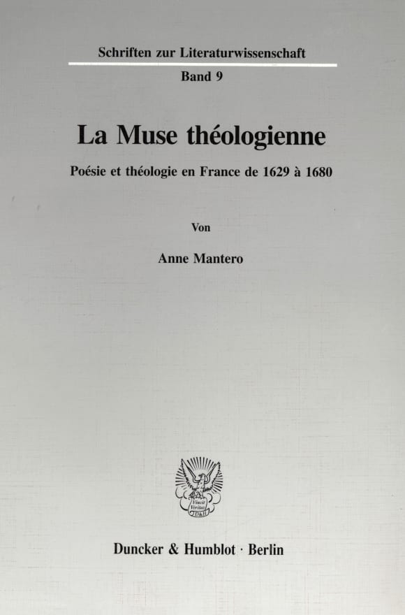 Cover La Muse théologienne