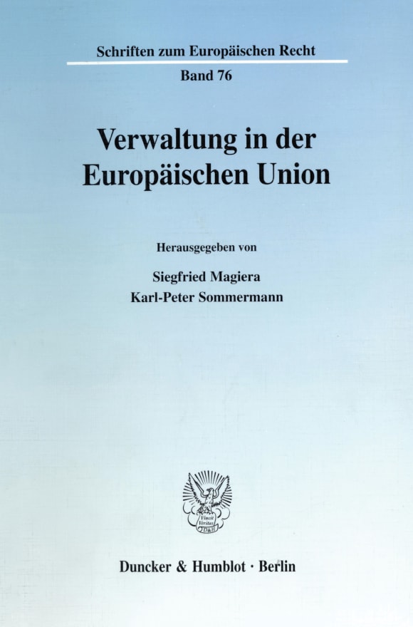 Cover Verwaltung in der Europäischen Union