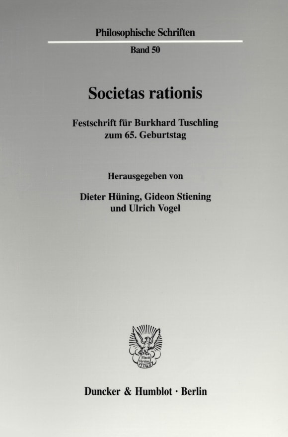 Cover Societas rationis