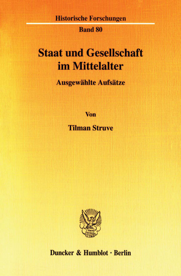 Cover Staat und Gesellschaft im Mittelalter