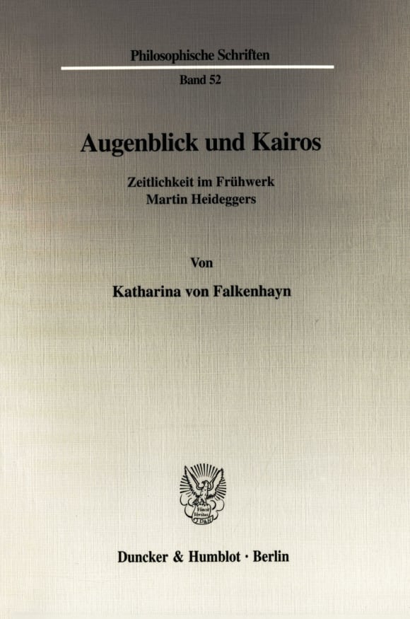 Cover Augenblick und Kairos