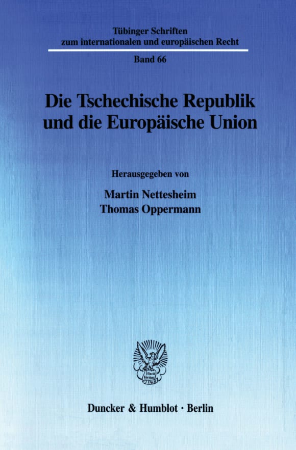 Cover Die Tschechische Republik und die Europäische Union