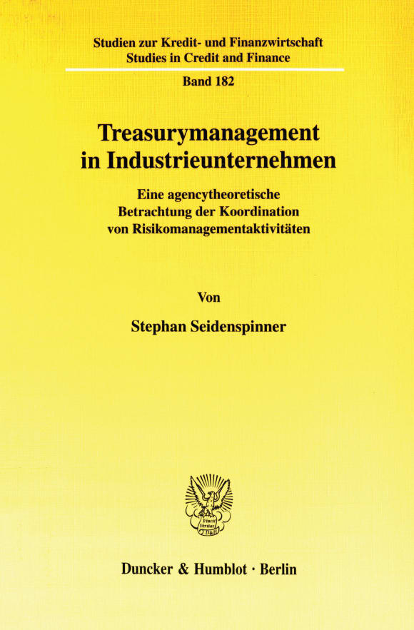 Cover Treasurymanagement in Industrieunternehmen