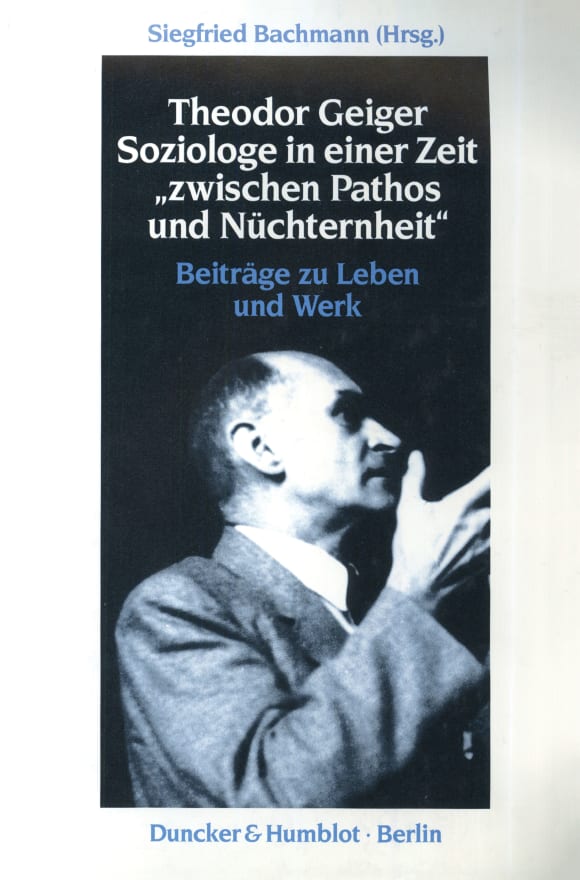 Cover Theodor Geiger