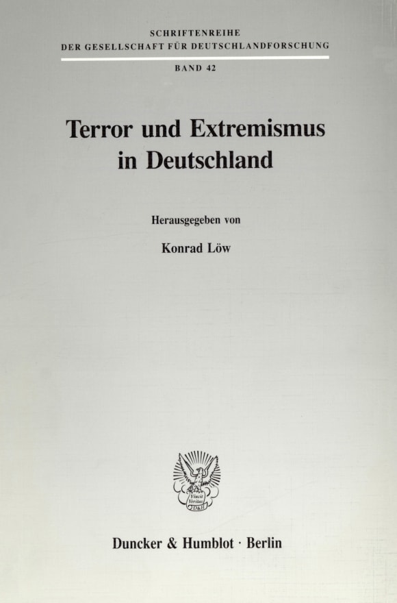 Cover Terror und Extremismus in Deutschland