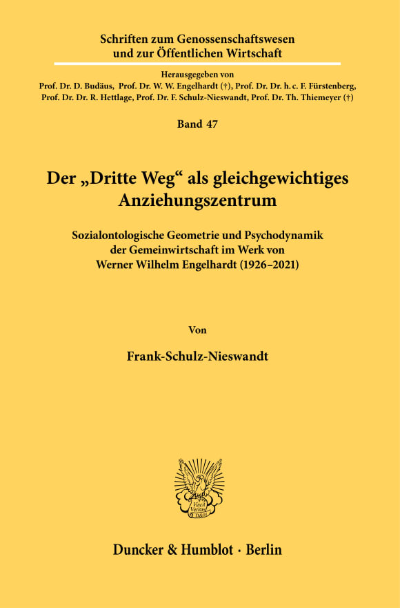 Cover Der »Dritte Weg« als gleichgewichtiges Anziehungszentrum