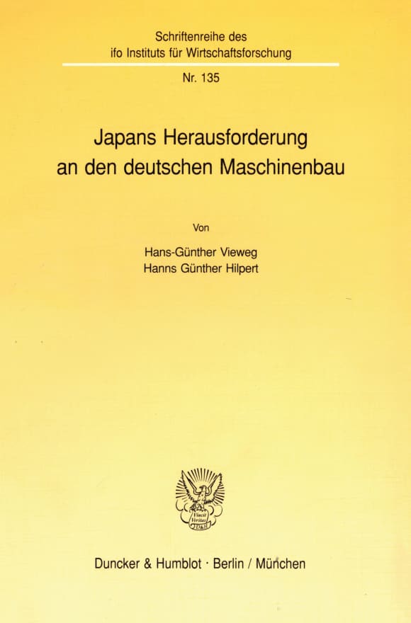 Cover Japans Herausforderung an den deutschen Maschinenbau