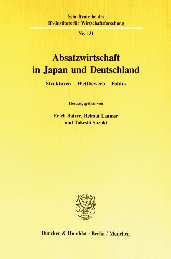 Cover Absatzwirtschaft in Japan und Deutschland