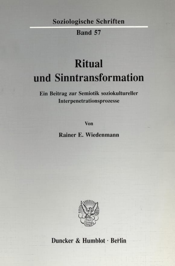 Cover Ritual und Sinntransformation