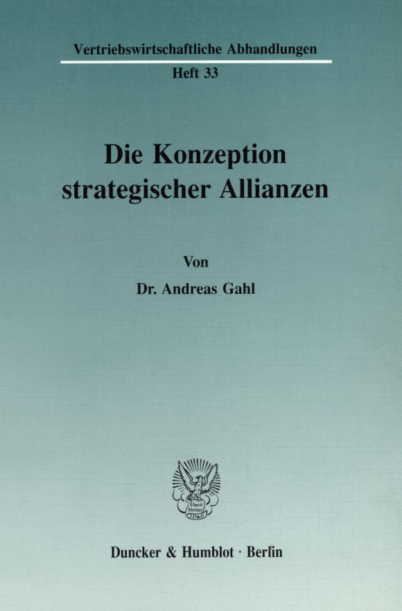 Cover Vertriebswirtschaftliche Abhandlungen (VA)