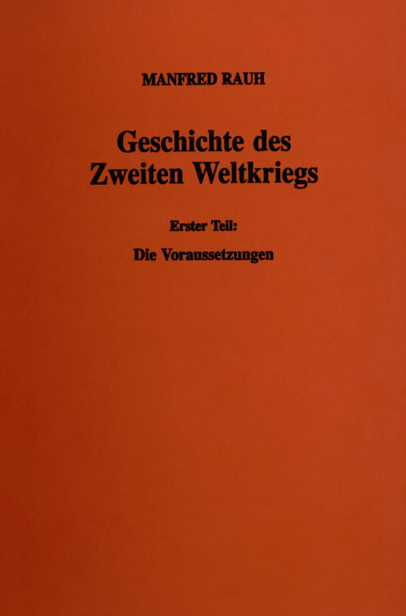 Cover Geschichte des Zweiten Weltkriegs