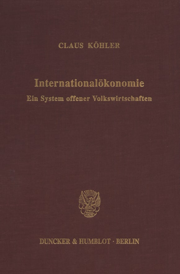 Cover Internationalökonomie