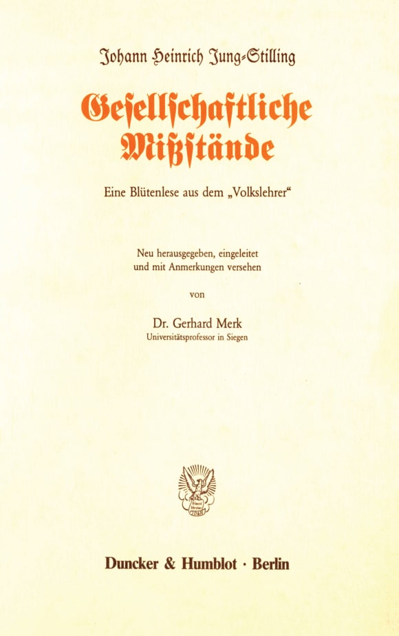 Cover Gesellschaftliche Mißstände