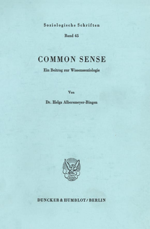 Cover Common Sense