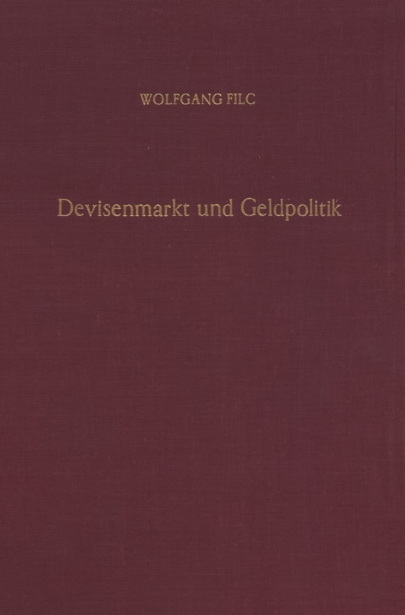 Cover Devisenmarkt und Geldpolitik