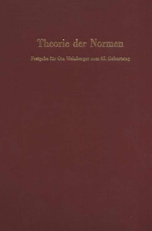 Cover Theorie der Normen