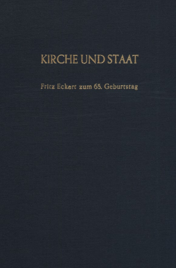 Cover Kirche und Staat