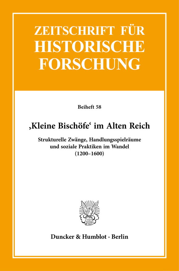 Cover ›Kleine Bischöfe‹ im Alten Reich