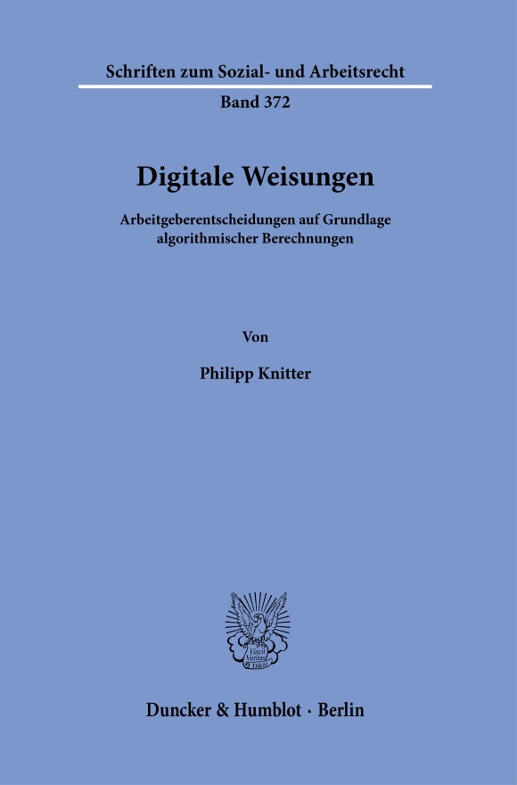 Cover Digitale Weisungen