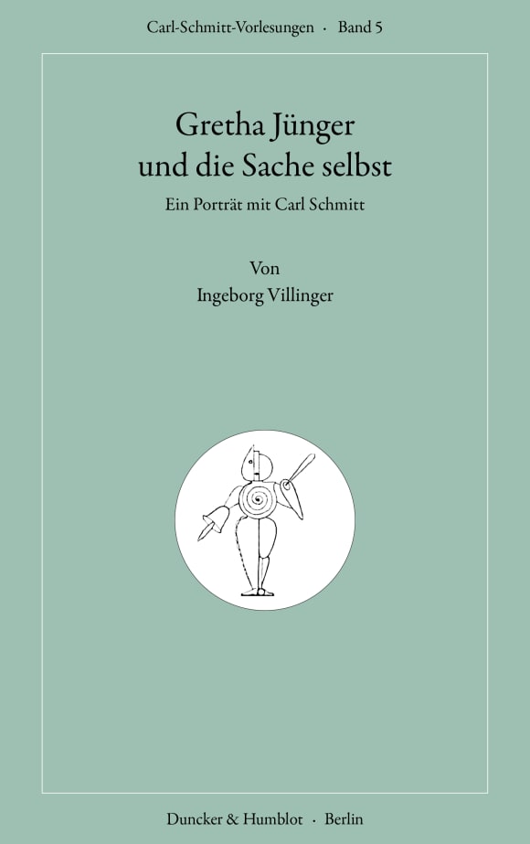 Cover Gretha Jünger und die Sache selbst