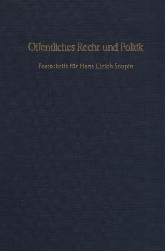 Cover Öffentliches Recht und Politik