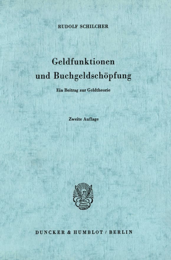 Cover Geldfunktionen und Buchgeldschöpfung