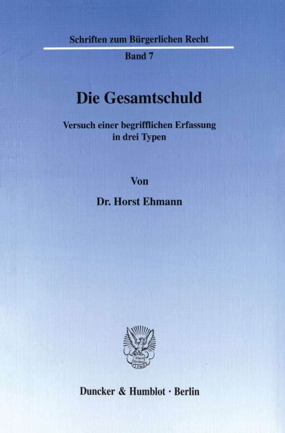 Cover Die Gesamtschuld