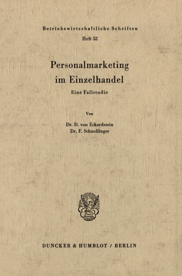 Cover Personalmarketing im Einzelhandel