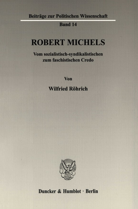 Cover Robert Michels