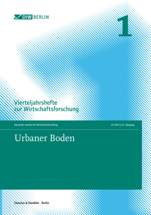 Cover Urbaner Boden (VJH 1/2022)