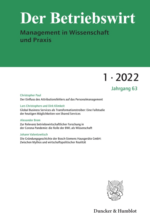 Cover DBW 1/2022