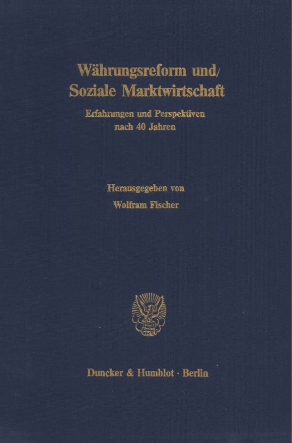 Cover Währungsreform und Soziale Marktwirtschaft