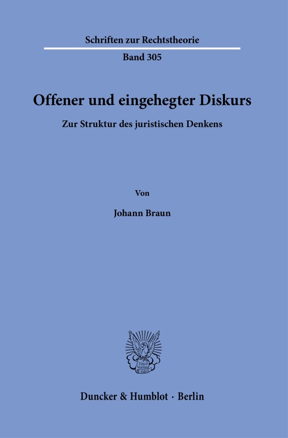 Cover Offener und eingehegter Diskurs