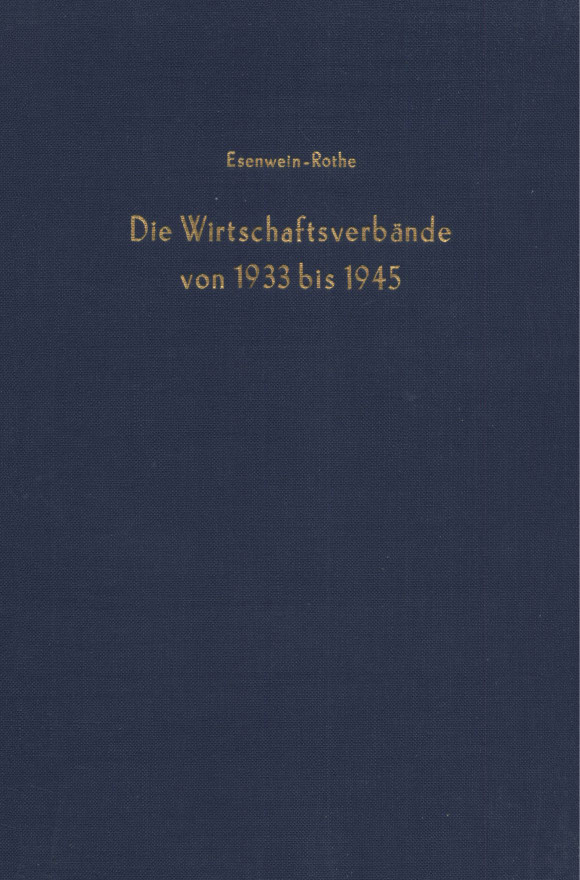 Cover Wirtschaftsverbände und Wirtschaftspolitik