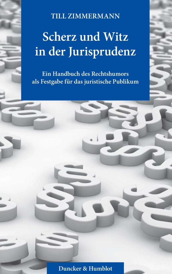 Cover Scherz und Witz in der Jurisprudenz